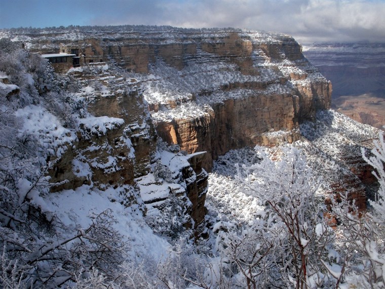 눈 at the Grand Canyon