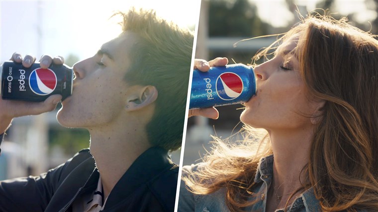 Pepsi Super Bowl ad featuring Cindy Crawford and her son, Presley Walker Gerber