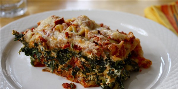 Lento-Fornello Spinach Lasagna