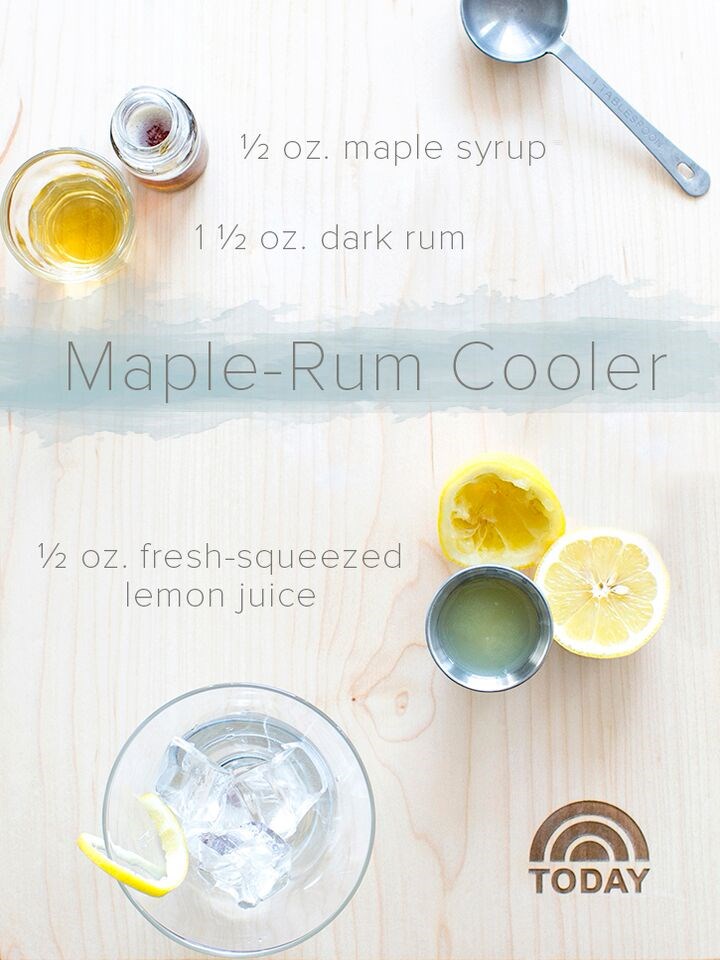 단풍 Rum Cooler cocktail