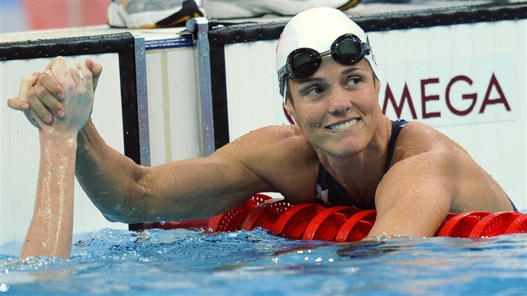 NOI swimmer Dara Torres competes at the Olympics