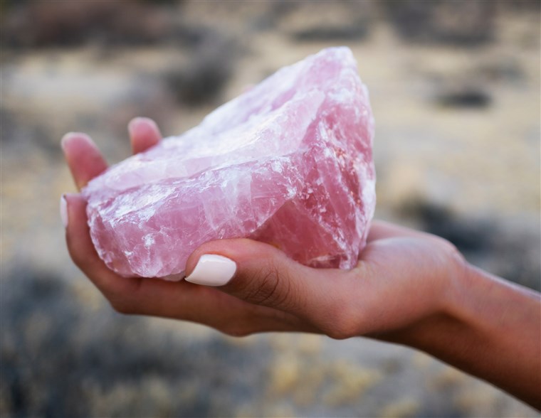 Mawar quartz, purported to promote determination, commitment and caring.