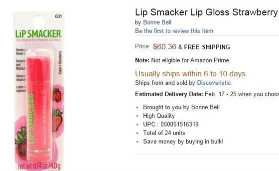 Populer Lip Smacker flavors shot up to $60 on Amazon after news the brand would be sold.