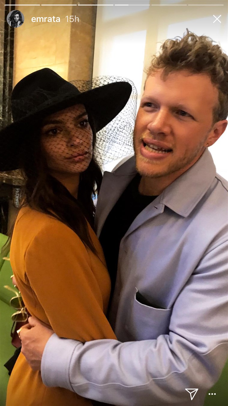 Itu Instagram series represents one of Ratajkowski and Bear-McClard's only public appearances together.