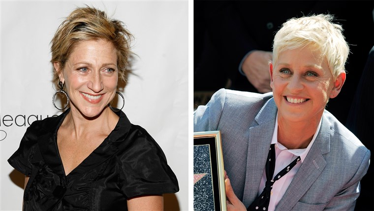 유명한 Doppelgangers: Ellen DeGeneres and Edie Falco
