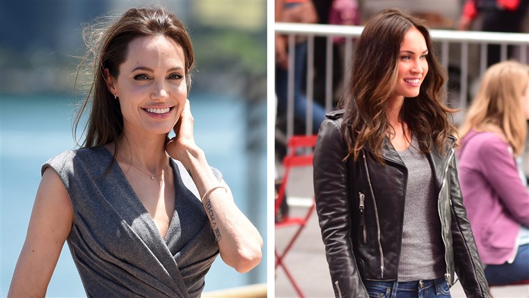 유명한 Doppelgangers: Angelina Jolie and Megan Fox