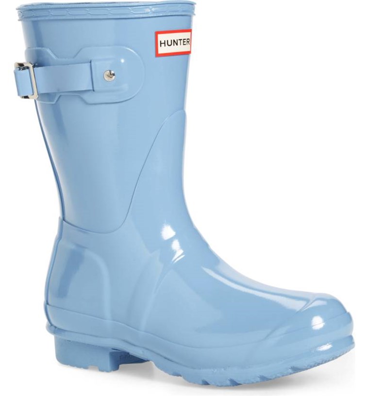 사냥꾼 short rain boot in blue