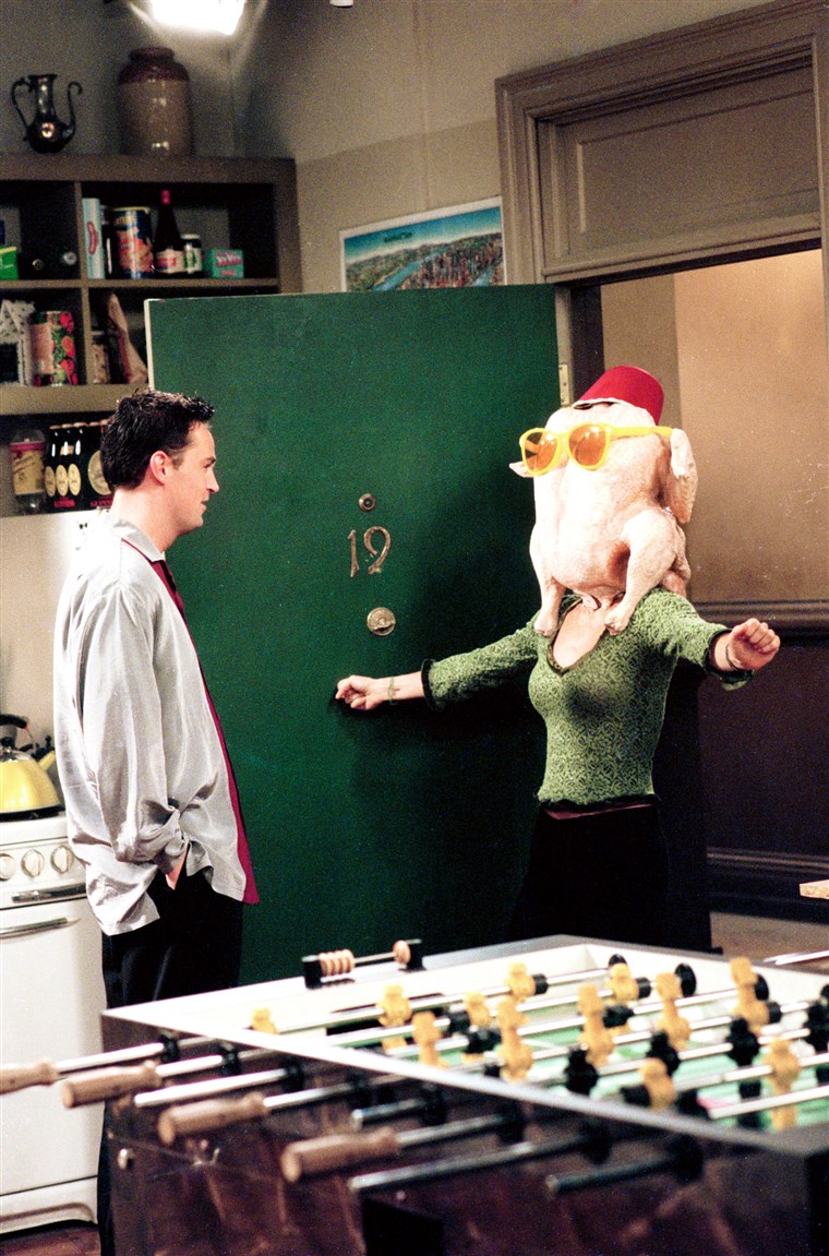 AMICI, Matthew Perry, Courteney Cox, 'The One With The Thanksgiving Flashbacks