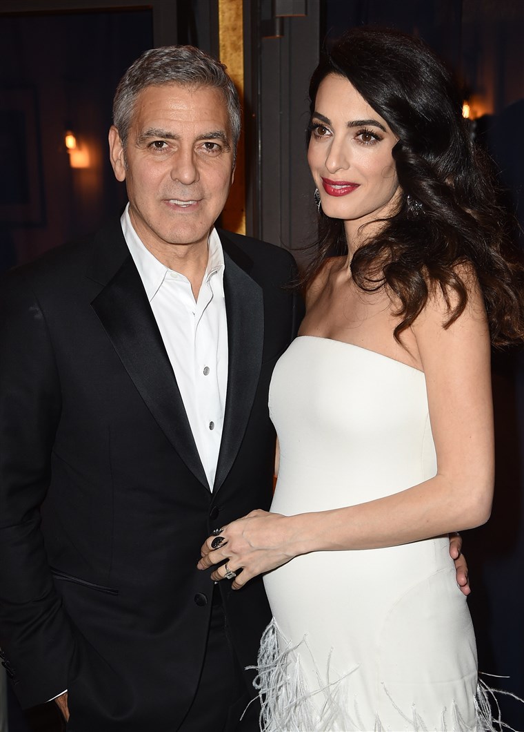 Giorgio Clooney and Amal Clooney