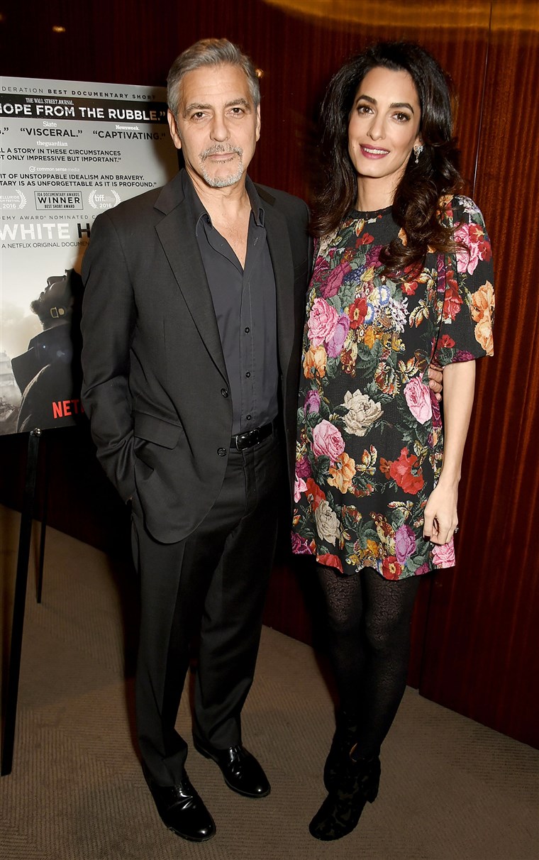 Giorgio and Amal Clooney