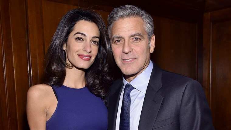 성 조지 Clooney and Amal Clooney