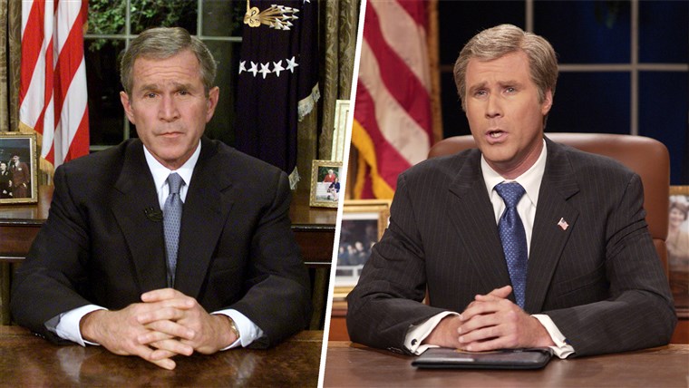 성 조지 Bush, Will Ferrell impersonates George Bush on SNL