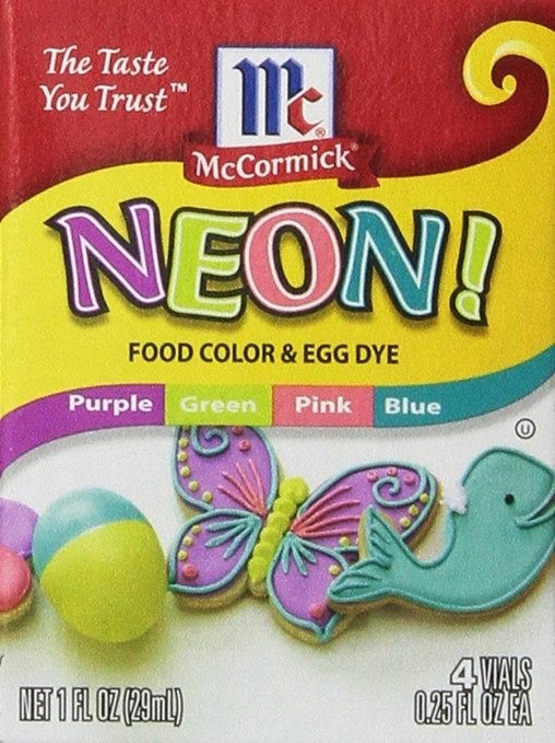 Neon Food Coloring Dye