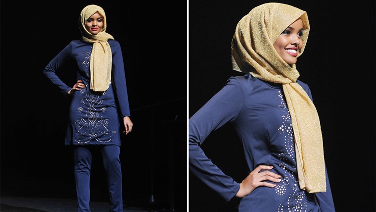 할리 마 Aden Competes in Hijab at Miss Minnesota USA Pageant
