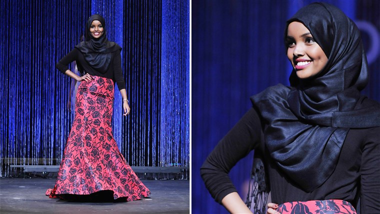 할리 마 Aden Competes in Hijab at Miss Minnesota USA Pageant
