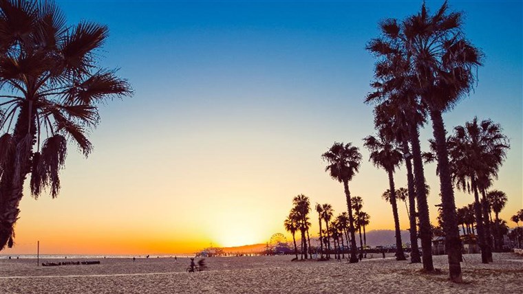 Terbaik US beaches: Santa Monica Beach