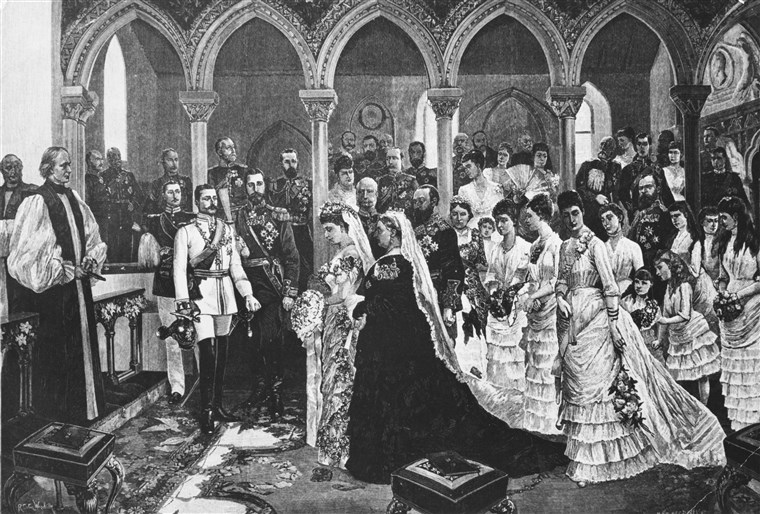 結婚式 of Queen Victoria's daughter, Beatrice
