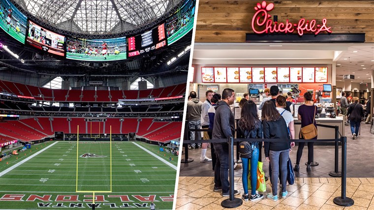 Chick-fil-A's new Atlanta Falcons stadium location