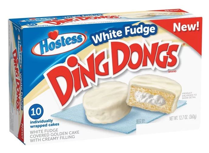 白 Fudge Ding Dongs