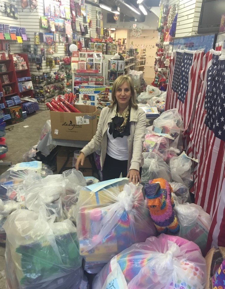 carola Suchman bought out a toy store's entire supply and donated it to children in need.