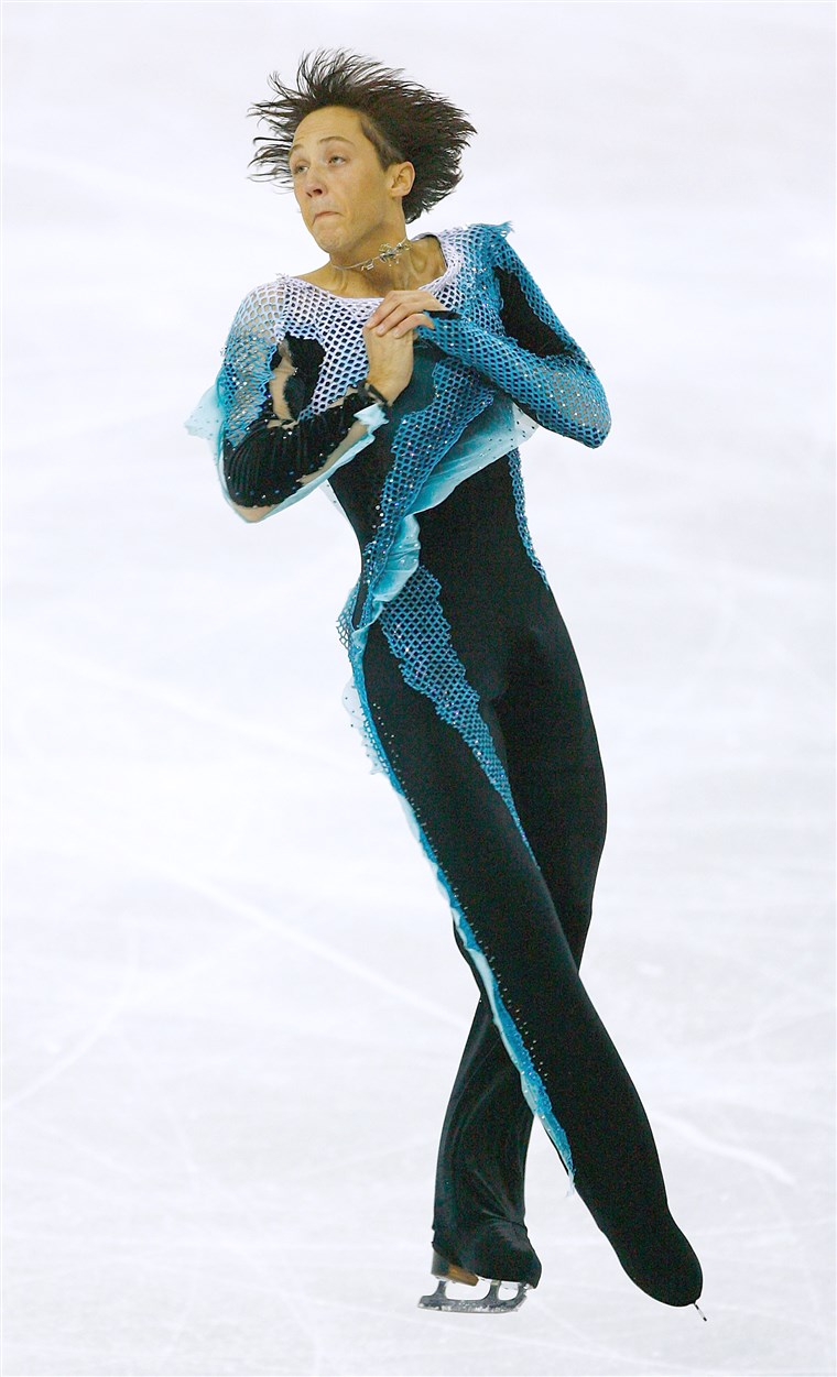 sbarramento competes in the Men's Free Skate Program Final during Day 6 of the Turin Winter Olympic Games on February 16, 2006.