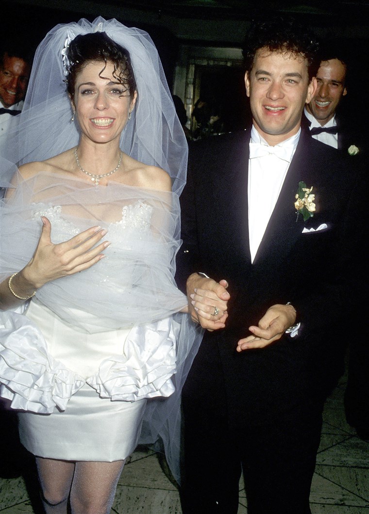 Tom Hanks and Rita Wilson Wedding Reception