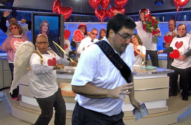 UN Valentine's Day party on the set of TODAY is in full swing when it gets crashed by 
