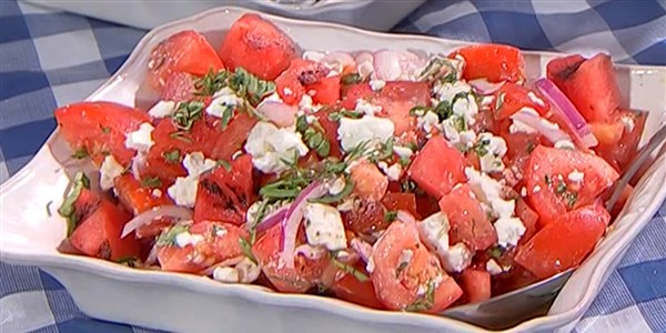 グリル Watermelon and Tomato Salad