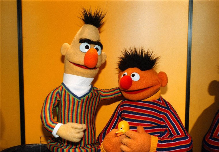 버트 & Ernie, 'Sesamstra?e' ARD, Sesamstrasse,, (Photo by Pet