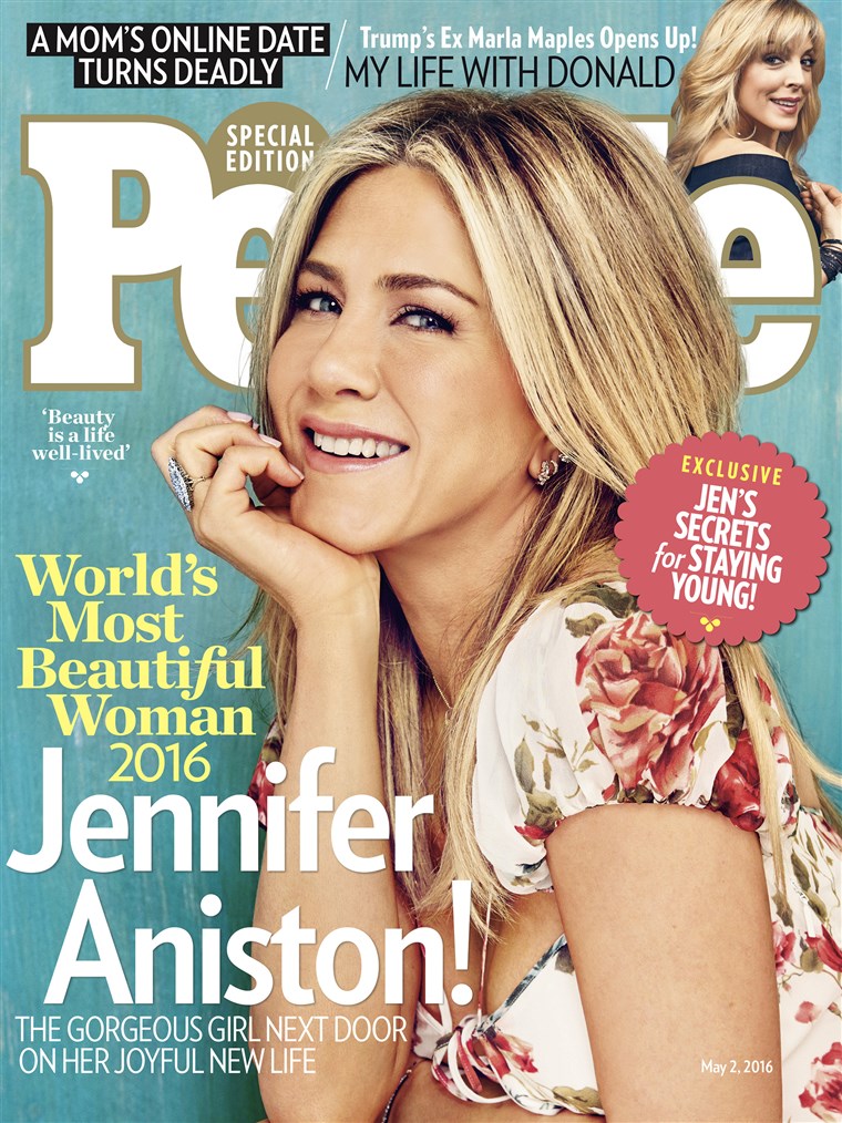 제니퍼 Aniston is on the cover of People's World's Most Beautiful Issue
