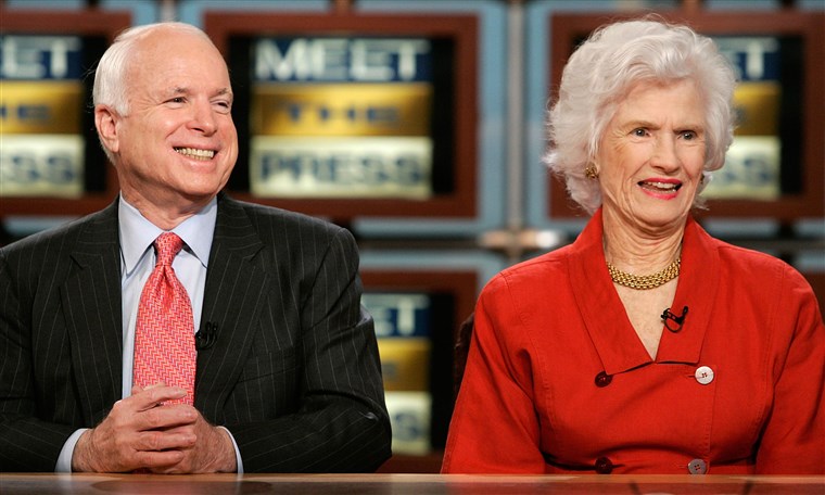 McCain's 106-year-old mother expected to attend memorial service