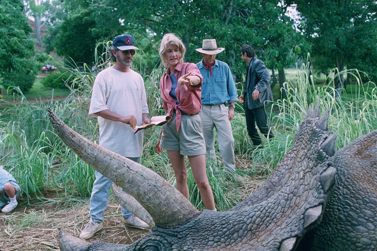 Dietro le quinte photos for an upcoming Jurassic Park @ 25 post