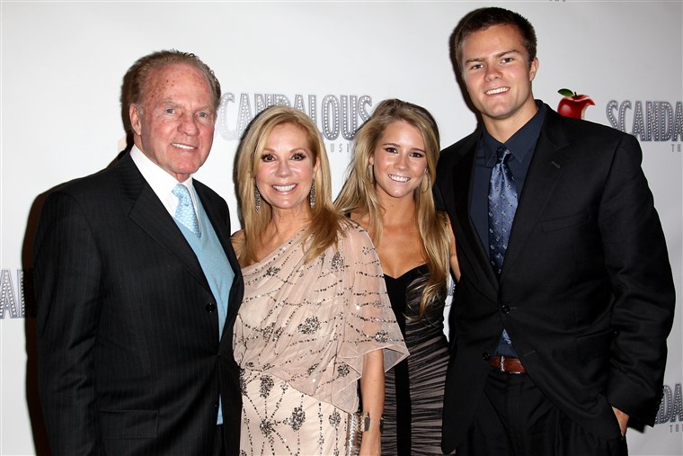Kathie Lee Gifford with her family in 2012