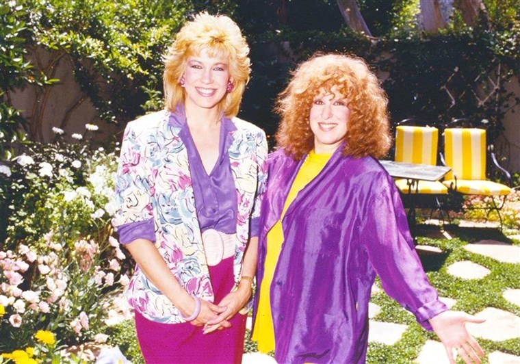Leeza Gibbons and Bette Midler