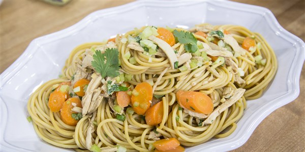 Teriyaki Noodle Salad with Chicken