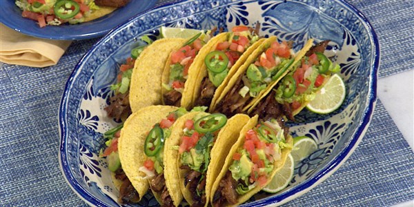 Daging sapi Brisket Tacos 