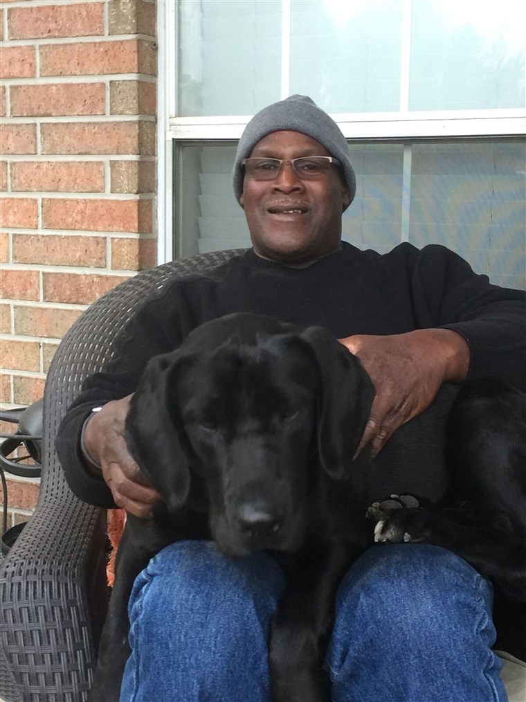 Pria exonerated after 38 years goes home with the puppy he raised in prison