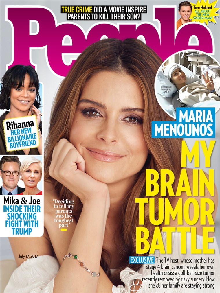 Maria Menounos on the cover of People magazine.