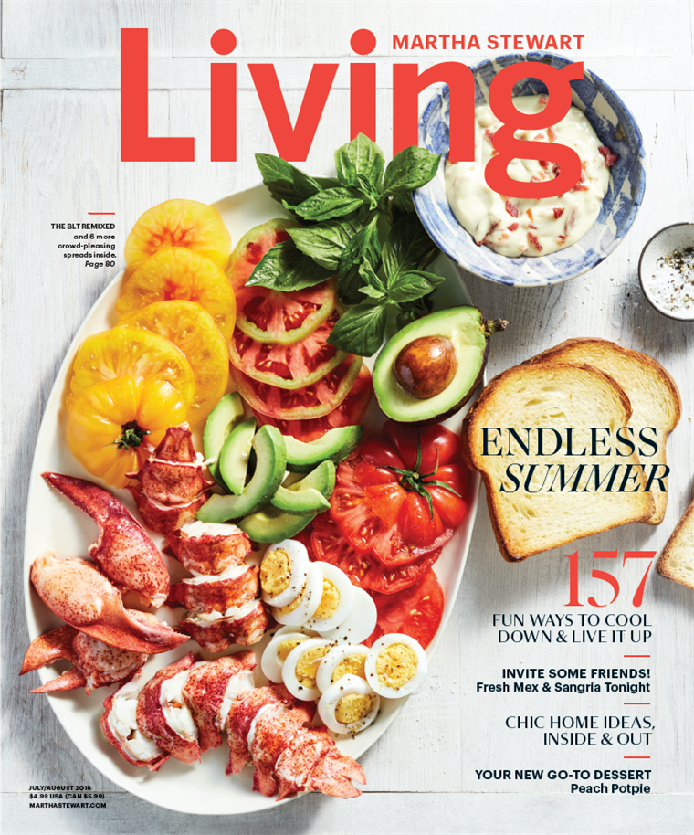 Martha Stewart Living Magazine Cover Endless Summer
