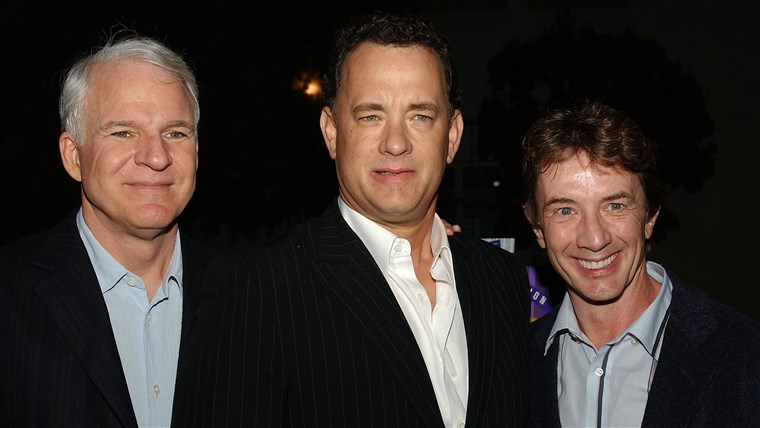 Aktor Steve Martin, Tom Hanks and Martin Short