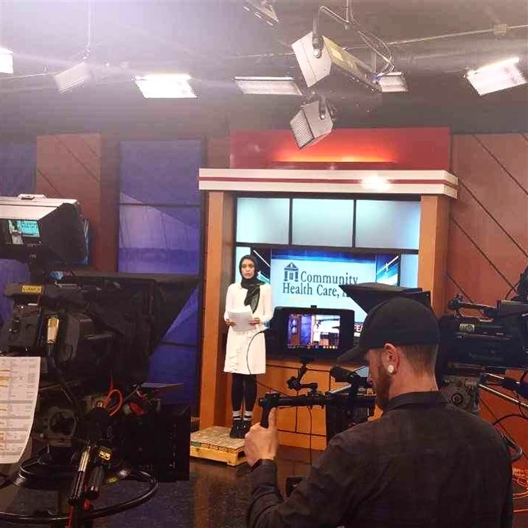 Primo hijab-wearing TV reporter