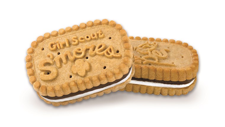 소녀 Scout S'mores Sandwich Cookies