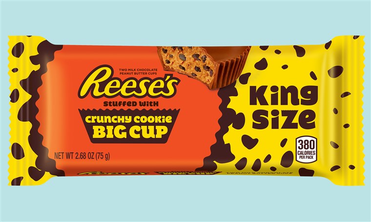 리스's cookie crunch packaging