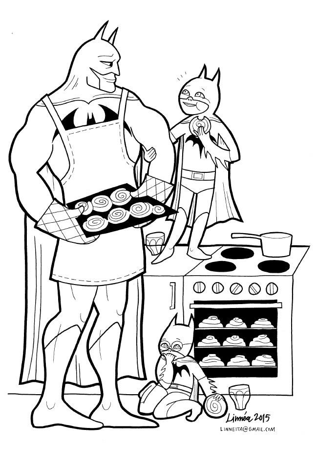 Santo sweet pastries, Batman!