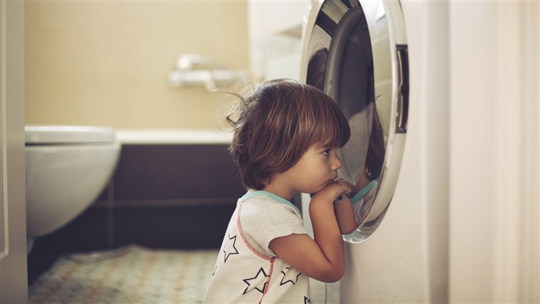 A protect your children from washer and dryer entrapment, experts suggest engaging any appliance safety features, locking the door to the room where you keep appliances and purchasing a safety lock as well as talking to your kids about the dangers, among other measures. 