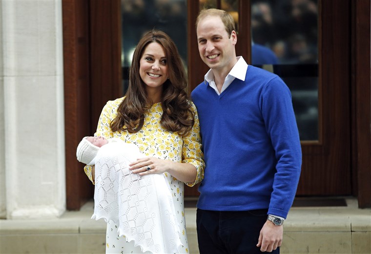 英国's Prince William and Kate, Duchess of Cambridge