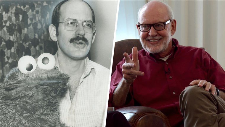 Il cookie Monster and his companion; Frank Oz; yesterday talked with Star staff writer Sid Adilman / Muppets Talking