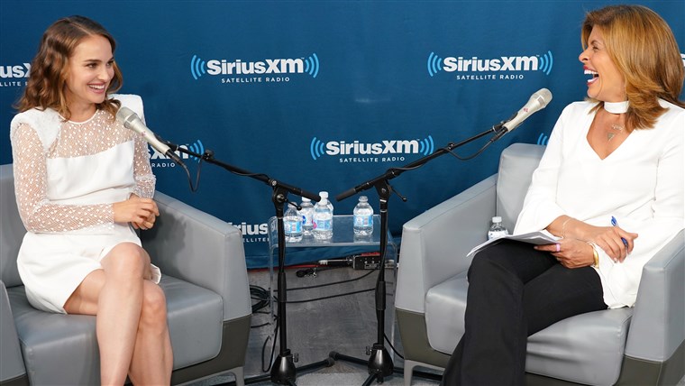 Natalie Portman talked about motherhood, her decision to go vegan and her passion for the environment during a SiriusXM Town Hall hosted by TODAY's Hoda Kotb. 