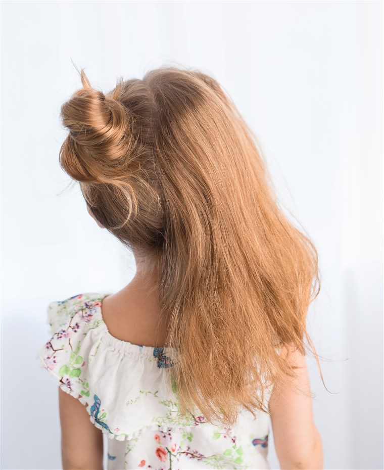 Kacau pigtails hairstyle for kids