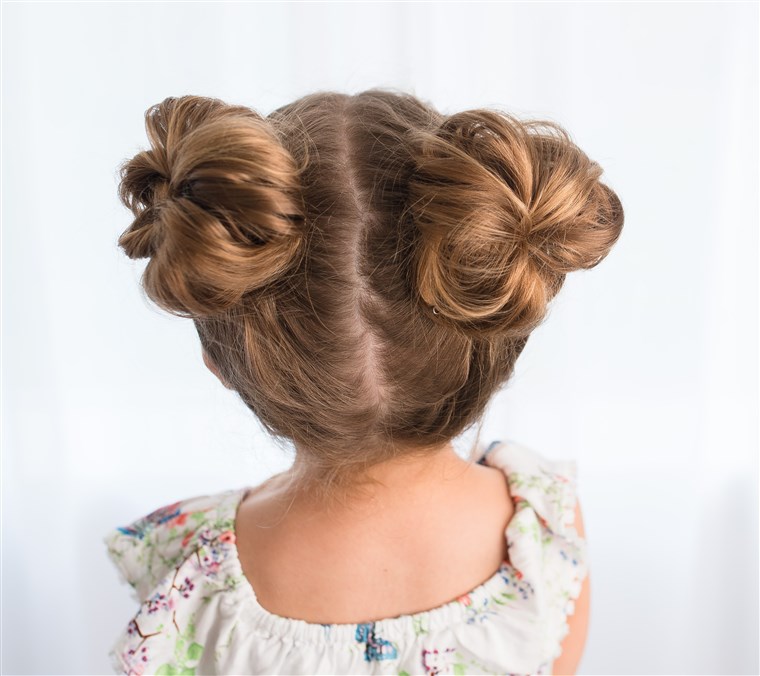 Kacau pigtails hairstyle for kids